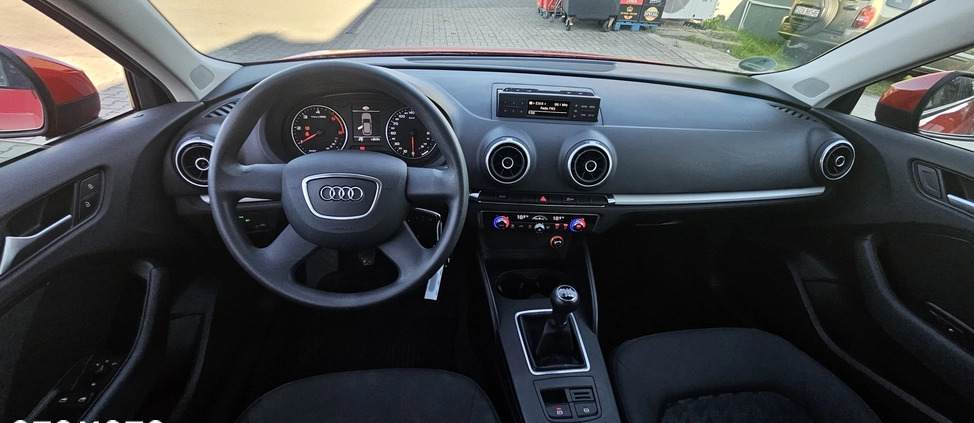 Audi A3 cena 49999 przebieg: 161341, rok produkcji 2015 z Poręba małe 137